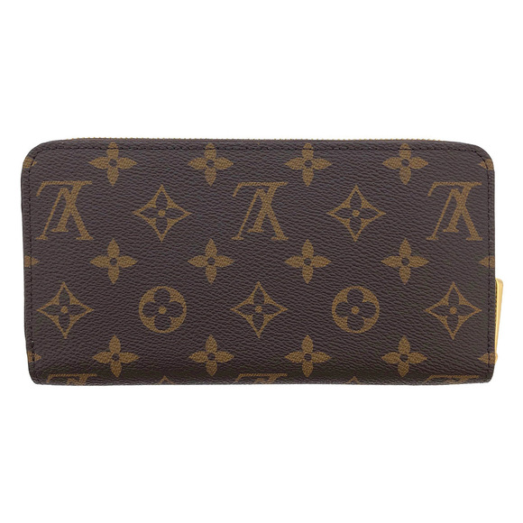 Louis Vuitton Zippy Monogram Canvas Round Zip Long Wallet Brown - Picture 1 of 7